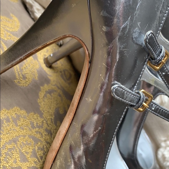 Preloved miu miu silver Mary Jane heels - Picture 2 of 8